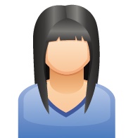 黒髪女性さん